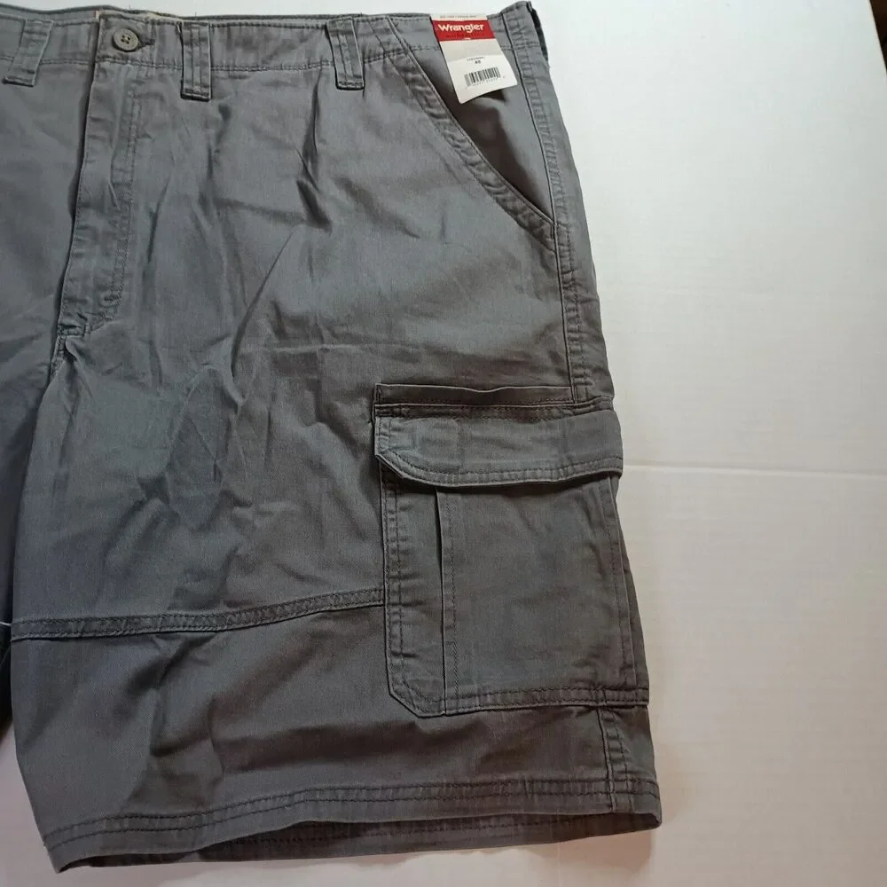 Wrangler Authentics Cargo Shorts‎ Men's 48 Gray 10